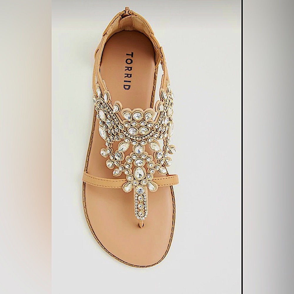 Torrid Jeweled Sandals